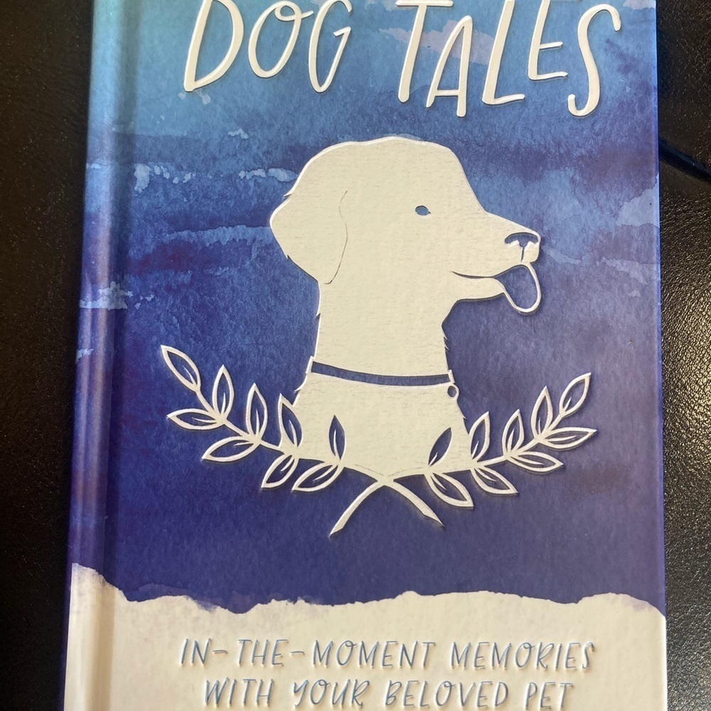 New Dog tales, memory keepsake journal for owners